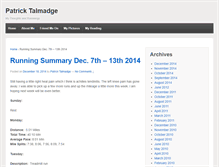 Tablet Screenshot of patricktalmadge.com